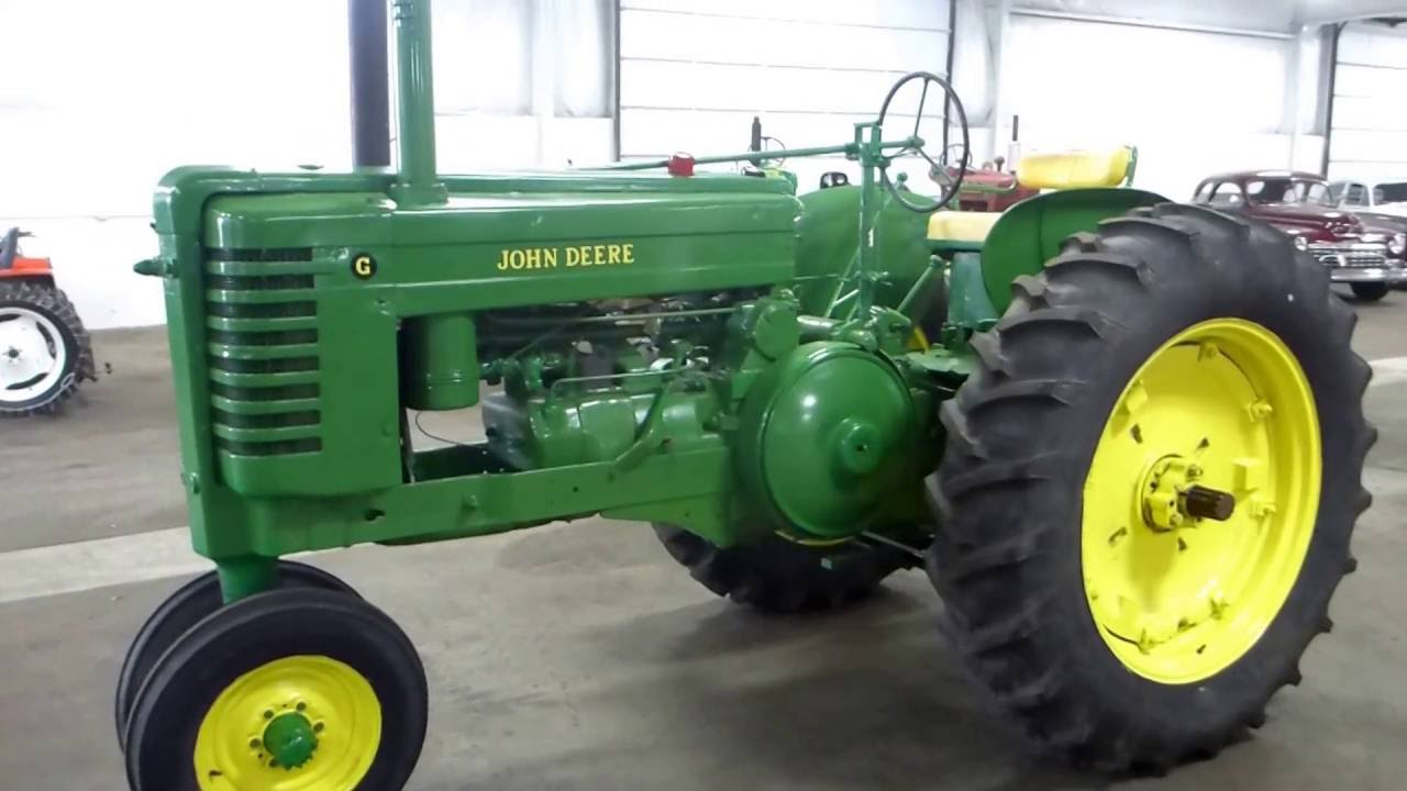 1938 John Deere G Tractor For Sale Online Auction Youtube