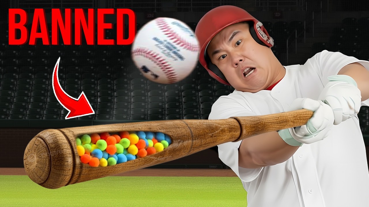 Я пронёс нелегальную биту в настоящее хоумран-дерби