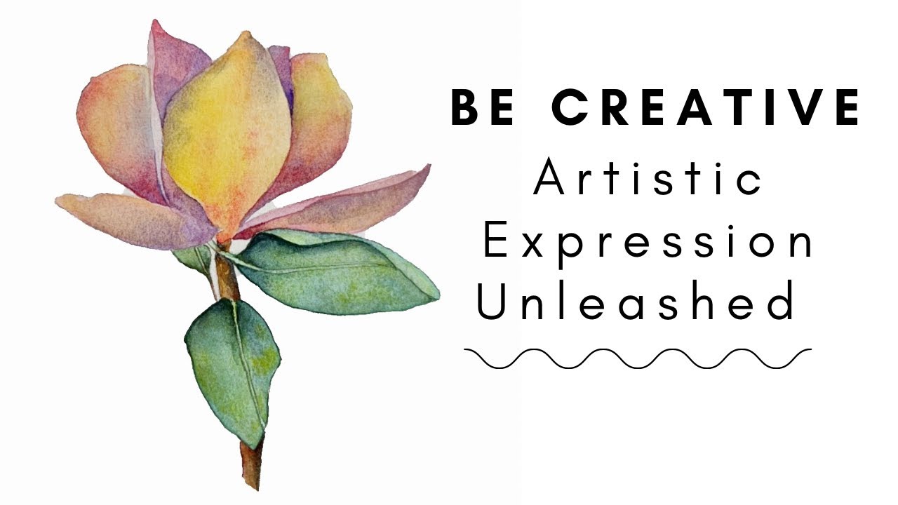 Магия акварели: потрясающая картина магнолии — шаг за шагом