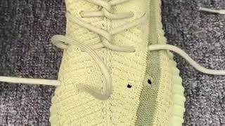 Yeezy Boost 350 V2 “Sulfur” Shoelaces method.    #yeezy #yeezyboost #yeezy350v2 #yeezyearth