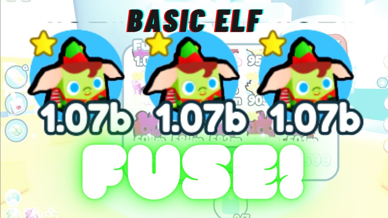 What happens if you fuse 3 Festive Elf? Pet Simulator X Christmas