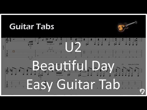 U2 - Beautiful Day - Easy Guitar Tab