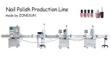 How To Use ZS-FAL180R7 Nail Polish Production Line With Cap Feeder