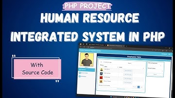 Human Resource System in PHP with Source Code ||  @Decodeit2