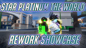 [AUT] NEW STAR PLATINUM THE WORLD REWORK SHOWCASE | ROBLOX A UNIVERSAL TIME
