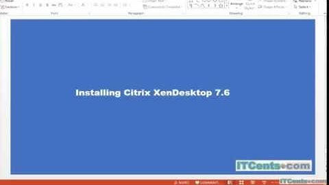 3-Installing Citrix XenDesktop 7.6