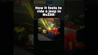 how it feels to ride a jeep in nvzrr | noobs vs zombies realish reborn