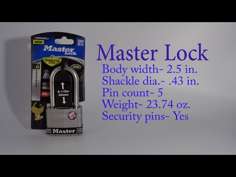 Video: Bagaimana cara memilih kunci master lock?