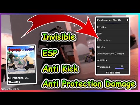 Murderers VS Sheriffs Script Hack PASTEBIN GUI  Kill Aura, Kill All, Rage  Bot, Silent Aim & More 