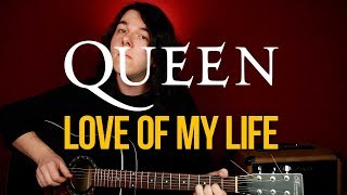 Как играть Queen Love Of My Life на гитаре [подробный разбор с табами]