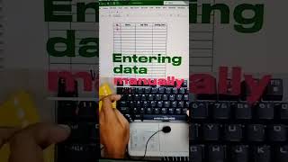 Data Entry In Excel Tricks Interview Questions #shorts #youtubeshorts #shortvideo #tranding #feed