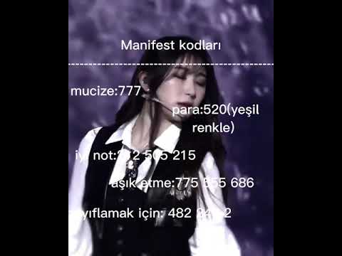 manifest kodları✨#keşfet #midzy