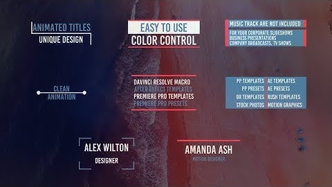 Minimal Lower Thirds Pack DaVinci Resolve Templates