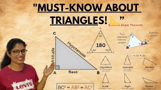 The Secret Hidden Inside Every Triangle 🔺 | "Must-Know Geometry Concept!” #mathstricks #triangle 