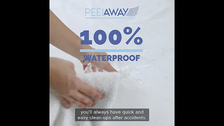 How to Use Peelaways - Worlds first fitted sheet with 5 soft, 100% waterproof Peel Away Layers