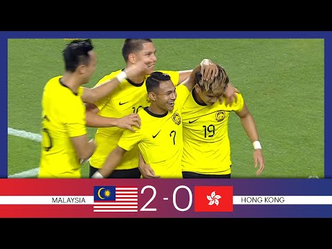 Sorotan Perlawanan: Malaysia 2 - 0 Hong Kong | Perlawanan Persahabatan Antarabangsa Tier 1