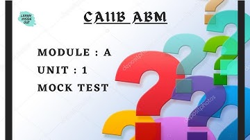 CAIIB ABM UNIT 1 - FULL QUESTION BANK WITH EXPLANATION IN TAMIL @learninsideout