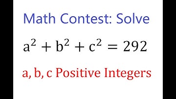 Full Solution to Diophantine Equation | Sum of Perfect Squares | Integer Solution | Math Olympiad