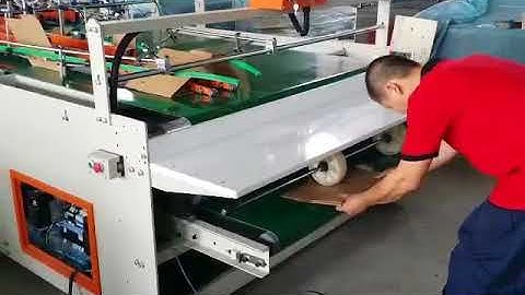 four points semiauto folder gluer