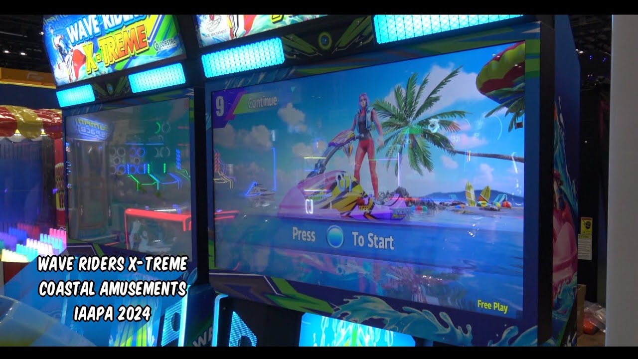 Racing In Paradise, Wave Riders X-Treme by Ace Amusement/Coastal - YouTube