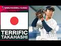Hiroto Takahashi pitched into the 5th inning for Team Japan and struck out 5 batters! 😳