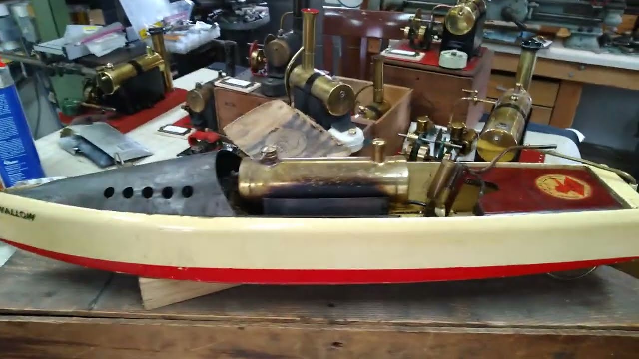 Jouet Ancien Bateau à Vapeur NOVA - BOWMAN (collection)
