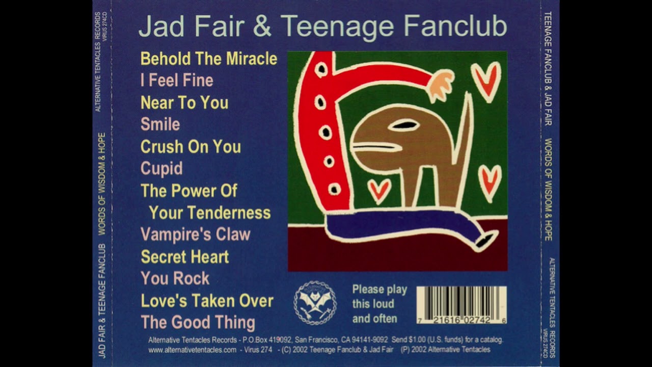 Teenage Fanclub & Jad Fair - I Feel Fine (Instrumental With