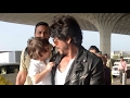 Shah rukh khans son abram crash live interview in the cutest style
