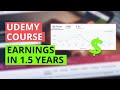 How much I earned with my first dev course on Udemy