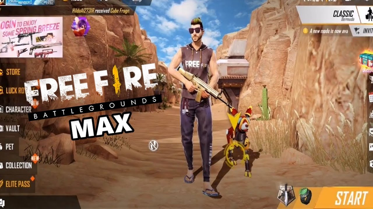 QUE ES FREE FIRE MAX La nueva versión de free fire NOVEDADES YouTube