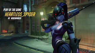 Overwatch - Widowmaker Play of the Game - Quick Play Classic - Kings Row