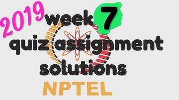 NPTEL |Joy of computing using Python| WEEK 7 QUIZ SOLUTIONS|