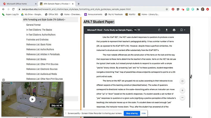 How to use OWL Purdue for APA format