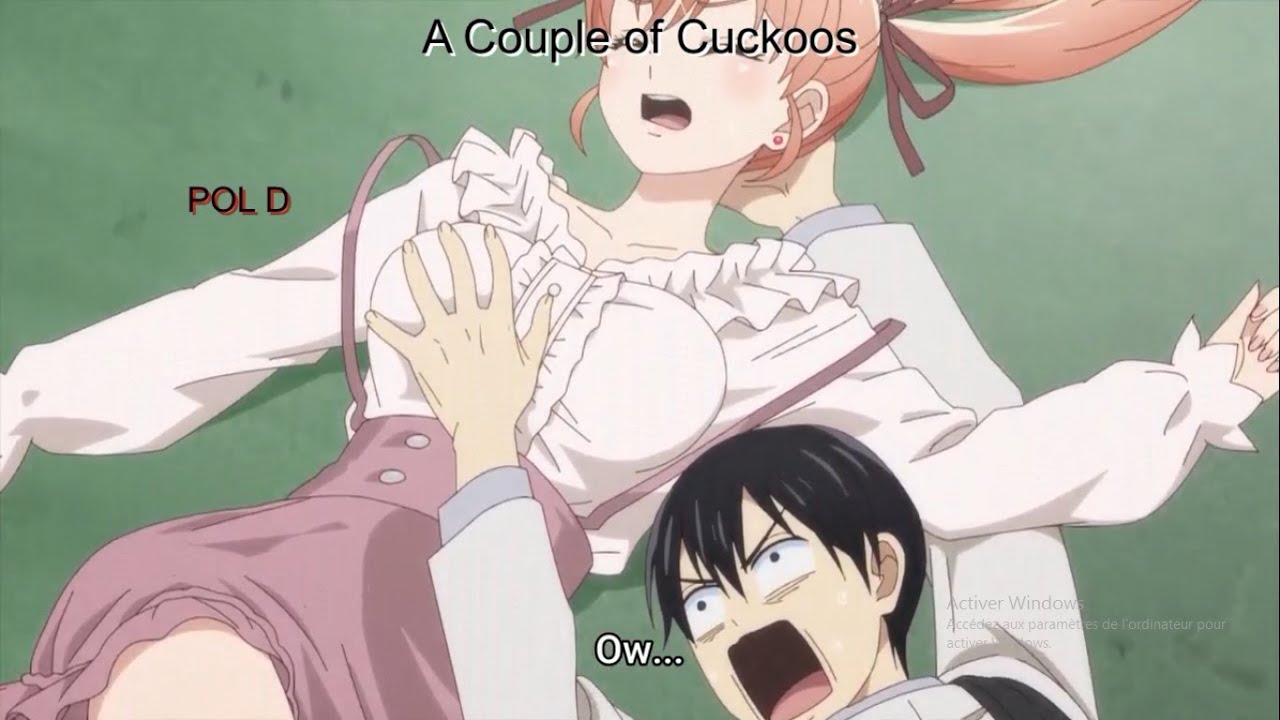 Anime touching boobs