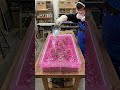 DIY Glowing Rose Resin Table 🌹