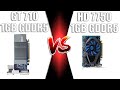 GT 710 1GB GDDR5 vs HD 7750 1GB GDDR5 in 2021 - Tested in 3 Games with different settings