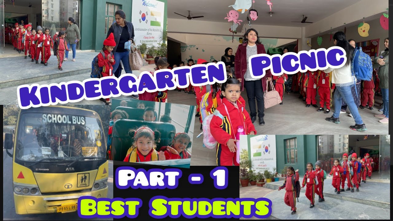 Best Students 🧑‍🎓👩‍🎓 ll Kindergarten Picnic Part - 1 ll Best students  #beststudents #kindergarten