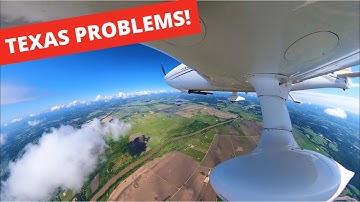 First Solo Flight in the Cirrus SR20! Flying the Cirrus Across Texas