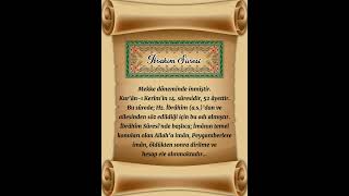 14 - İbrahim Sûresi, Nerede inmiştir, Kaç Ayettir!..