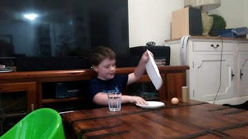 The falling egg splash magic trick