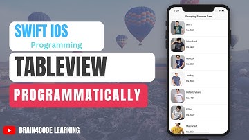 Create TableView with Custom Cell Programmatically in Swift 5 XCode | Hindi | UITableView