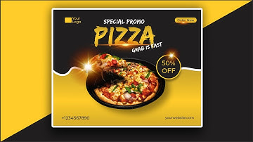 How to Make Fast Food Pizza Restaurant Poster Design in CorelDraw