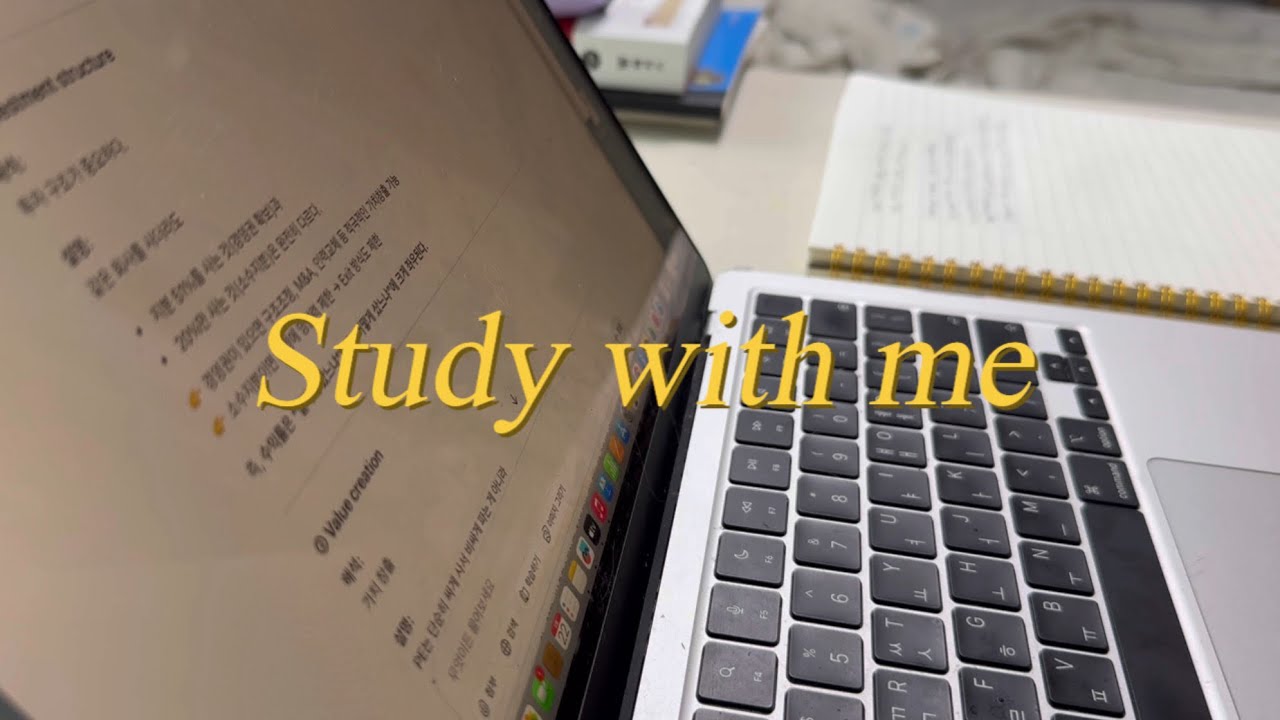 Study with me | 오랜만에 올려보는 스터디윗미 | 직장인 대학원 마지막학기 시험 공부 | 모닥불소리랑 함께하는