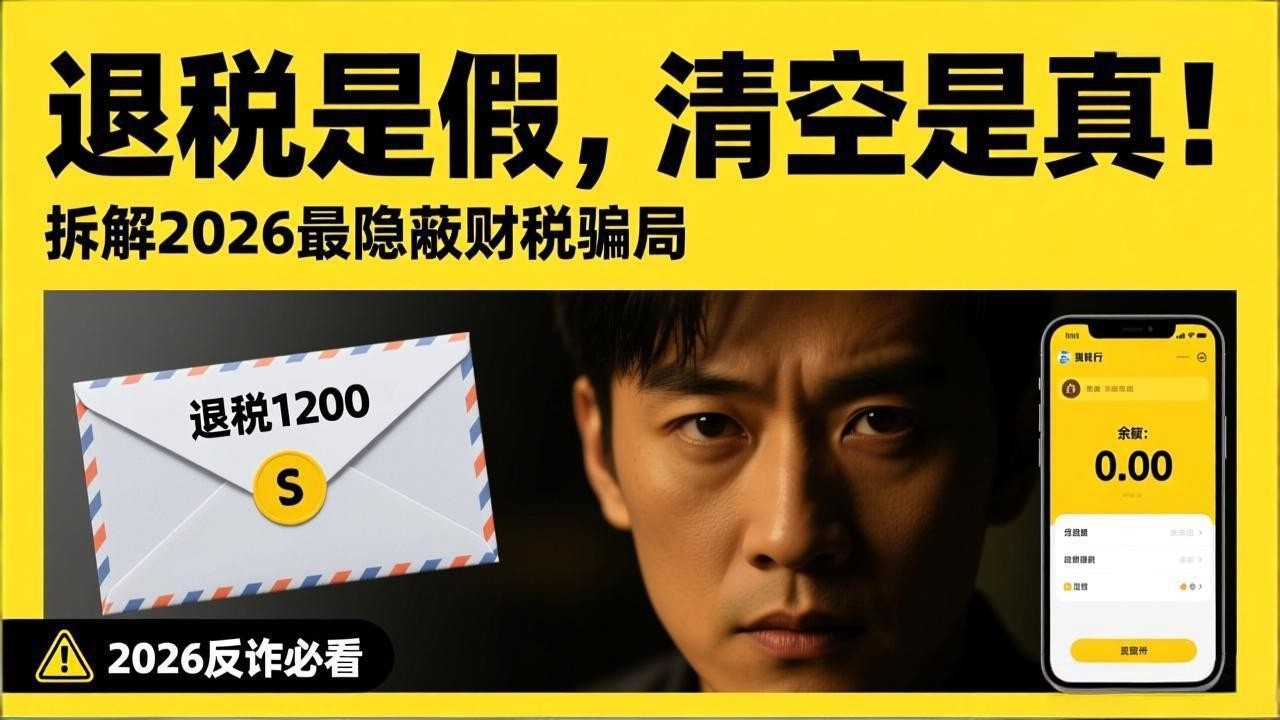 2026退税骗局：1:1复刻的官网你分得清吗？