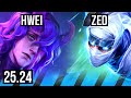 HWEI vs ZED (MID) | KR Master | 25.24