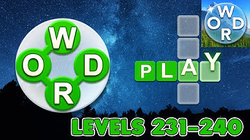 Word Mind Levels 231 - 240 Answers
