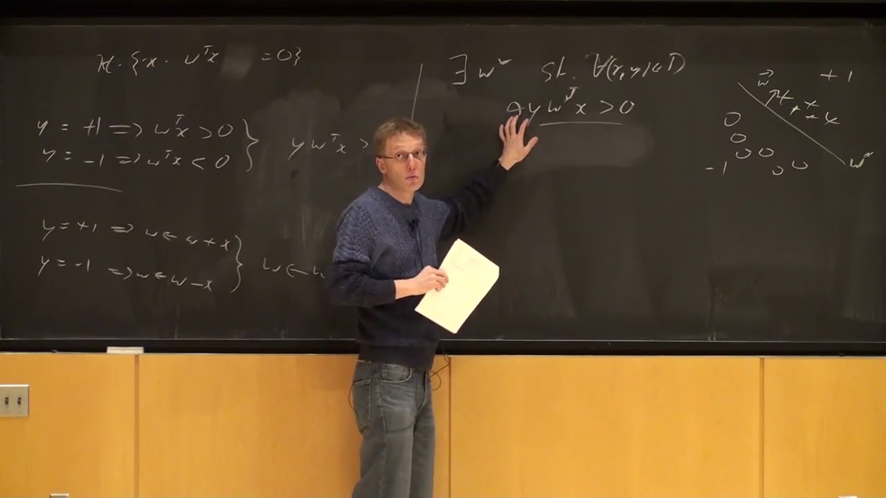 Lecture 6 "Perceptron Convergence Proof" -Cornell CS4780 SP17
