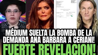 💥LIZZ LUNA MÉDIUM SUELTA LA BOMBA DE LA DENUNCIA DE ANA BÁRBARA CONTRA JAVIER CERIANI X DIFÁMACIÓN