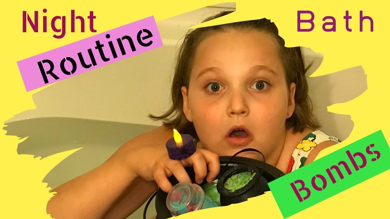 baby alive videos please Night Routine (3rd grade girl) BATH bombs underwater
