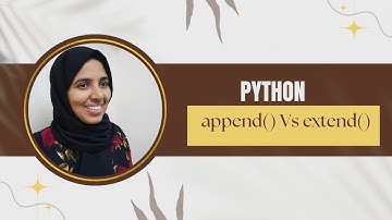 #41 Python Tutorial For Beginners|| append() vs extend()  Difference  Explained with Examples!